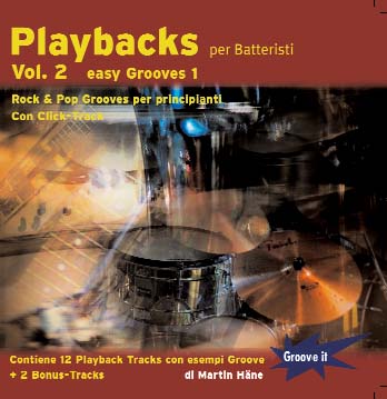 CD-Cover Playbacks per batteristi Vol.2 - Rock Pop