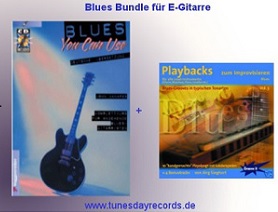 Blues Bundle fÃ¼r E-Gitarre (Lehrbuch & Playback CD)