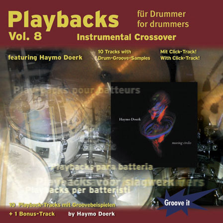 Playbacks fÃ¼r Drummer Vol. 8 - Instrumental Crossover