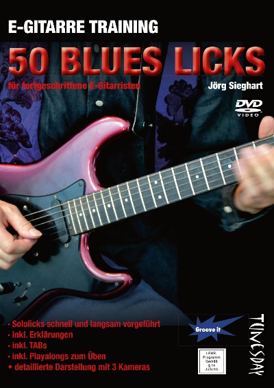 50 Blues Licks für E-Gitarre